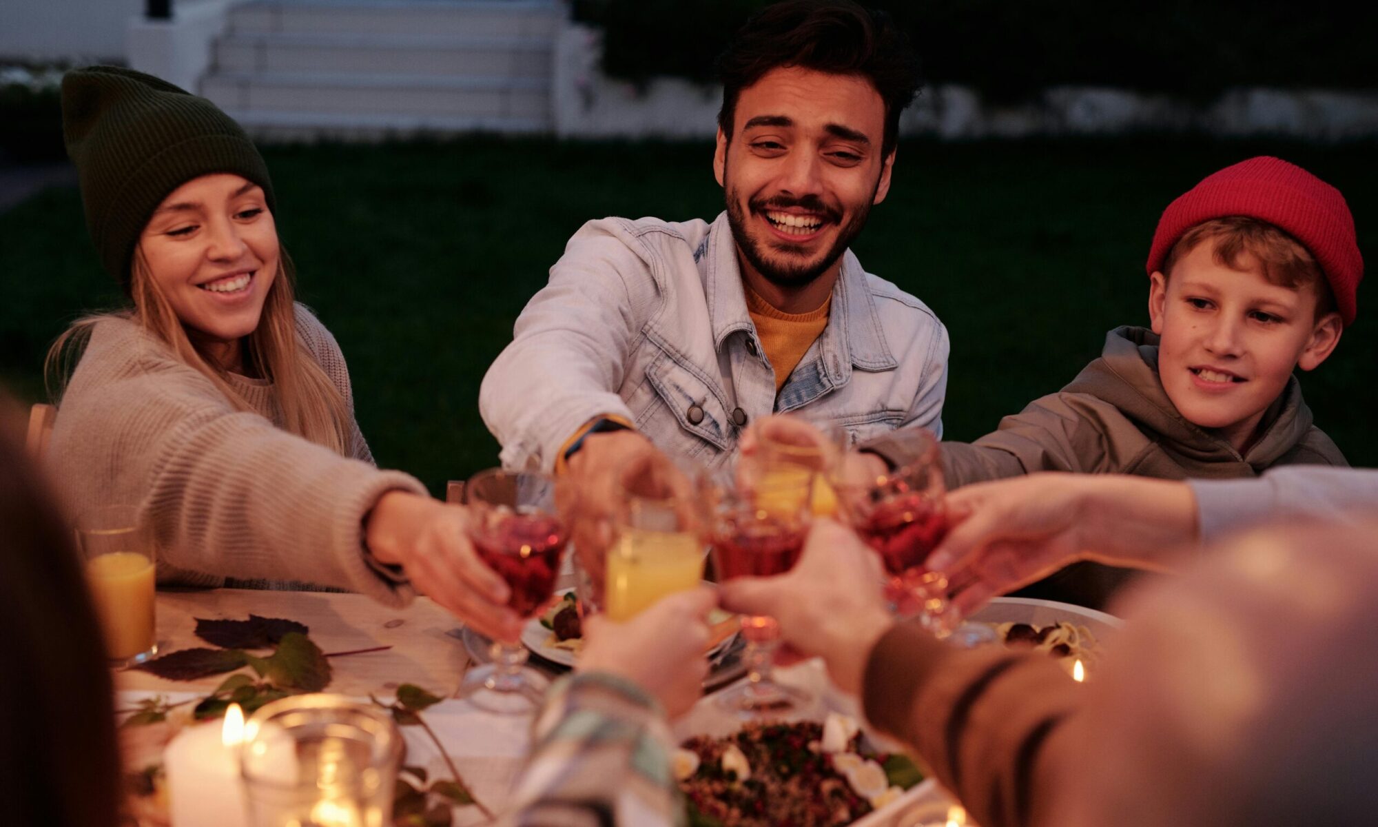 Photo by Askar Abayev: https://www.pexels.com/photo/a-group-of-people-sharing-a-toast-5638744/